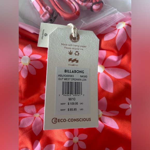 NEW! Reversible Billabong Floral Bikini (Out West Dreamin) - Picture 3 of 7